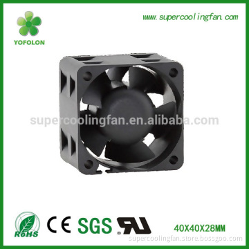 40x40x28mm 12V dc brushless cooling fan, 40mm toyon fan, 12V dc electric fan